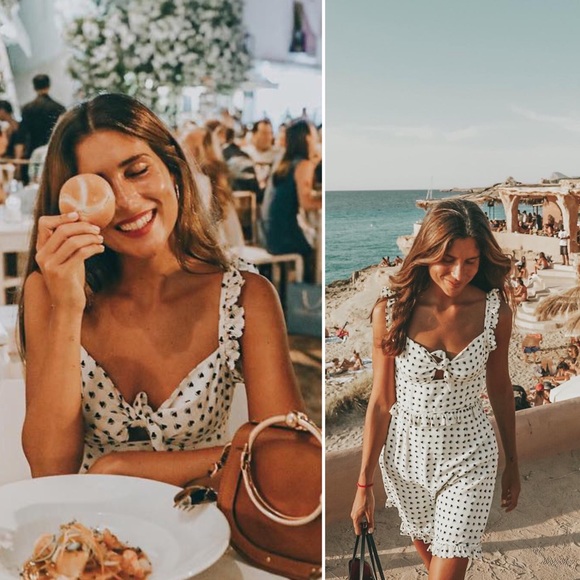 For Love And Lemons Dresses & Skirts - For Love & Lemons Sweetheart Mini Dress Creme